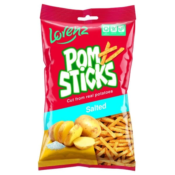 LORENZ POMSTICKS SALTED 100G
