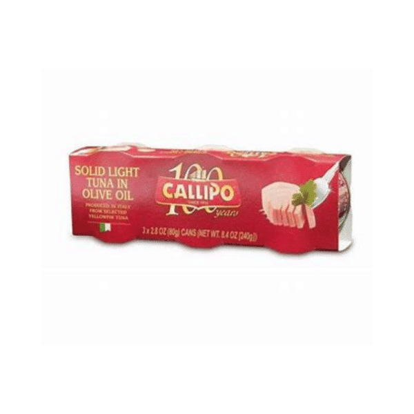 Callipo Yellowfin Tuna In Olive Oil 3x80g