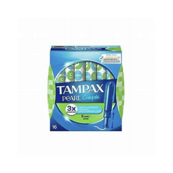 TAMPAX COMPAK PEARL SUPER 16PCS