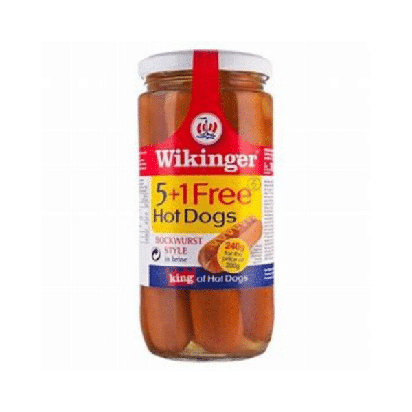 WIKINGER HOTDOG SAUS 5+I 240G